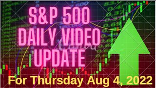 Daily Video Update for Thursday August 4 2022