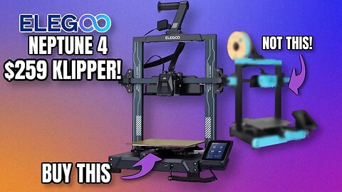 ELEGOO NEPTUNE 4 WITH KLIPPER - FOR ONLY $259