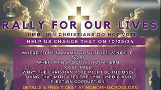 Former Black Panther Joins the Event - 30 Million Christians Not Voting