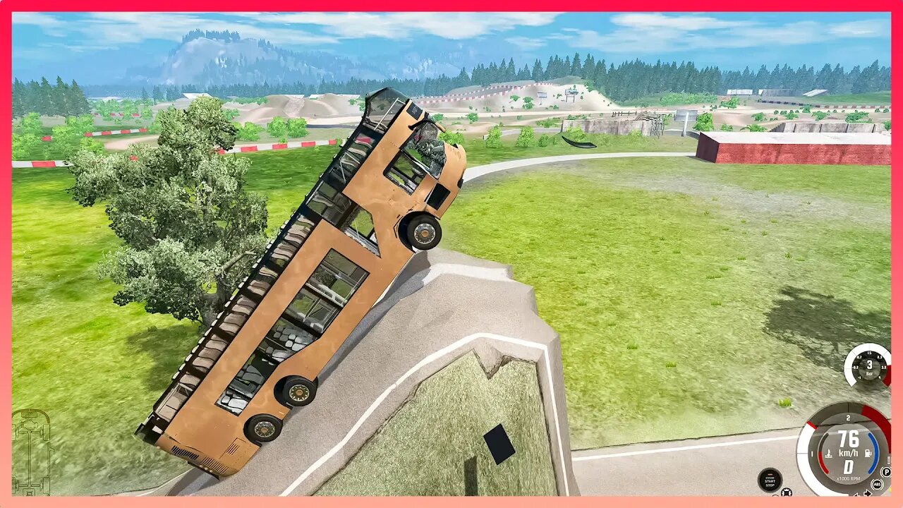 TruckFails | Cars vs Giant Bulge #09 | BeamNG.Drive |TrucksFails