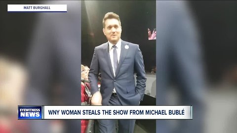 Western New York woman steals the show from Michael Bublé at KeyBank Center
