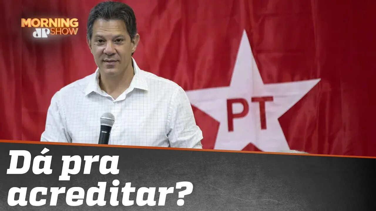 Haddad diz que PT não é de ESQUERDA