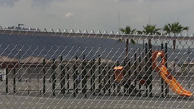 Parents concerned about no shade covers at new Henderson school playground