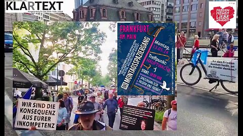 Der Montagabend in der Frankfurter City: Demo und Aufzug komplett (Re-Upload DauerwelleDemoReport)