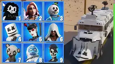 GUESS THE SKIN BY THE ARMORED BATTLE BUS - FORTNITE CHALLENGE