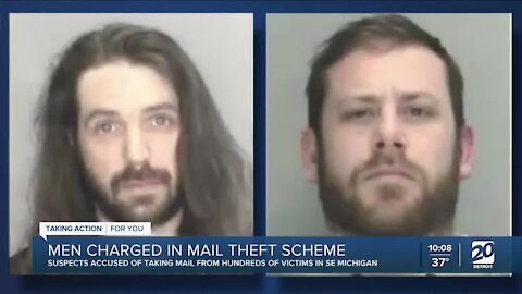 2 men charged in year-long mail theft scheme across 30 Southeastern Michigan communities