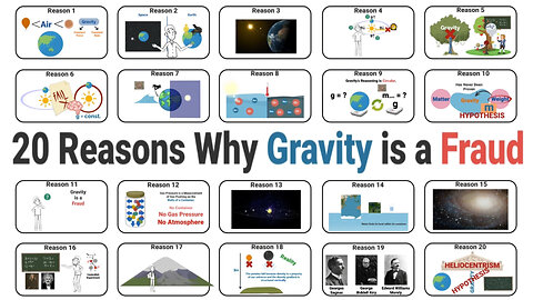 20 Reasons Why Gravity is a Fraud