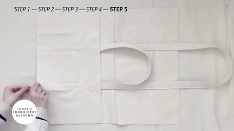 diy tote bag tutorial+easy to sew+sewing pattern free