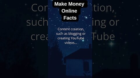 Make Money Online Facts ! #shorts #makemoneyonline