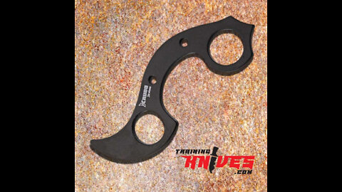 Krudo Knives SNAGGETTE Controller Aluminum Reverse Karambit Trainer SNGTTAC