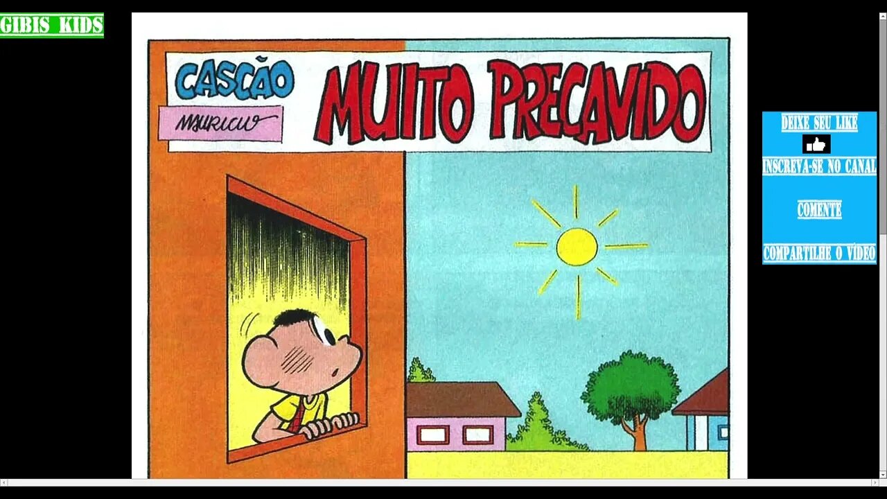Cascão Muito Precavido