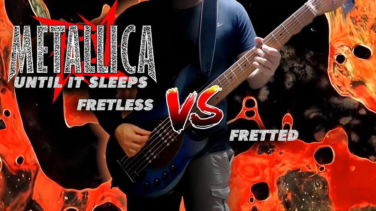 Metallica - Until It Sleeps - Fretless Vs Fretted - Bass Cover #metallica #bass