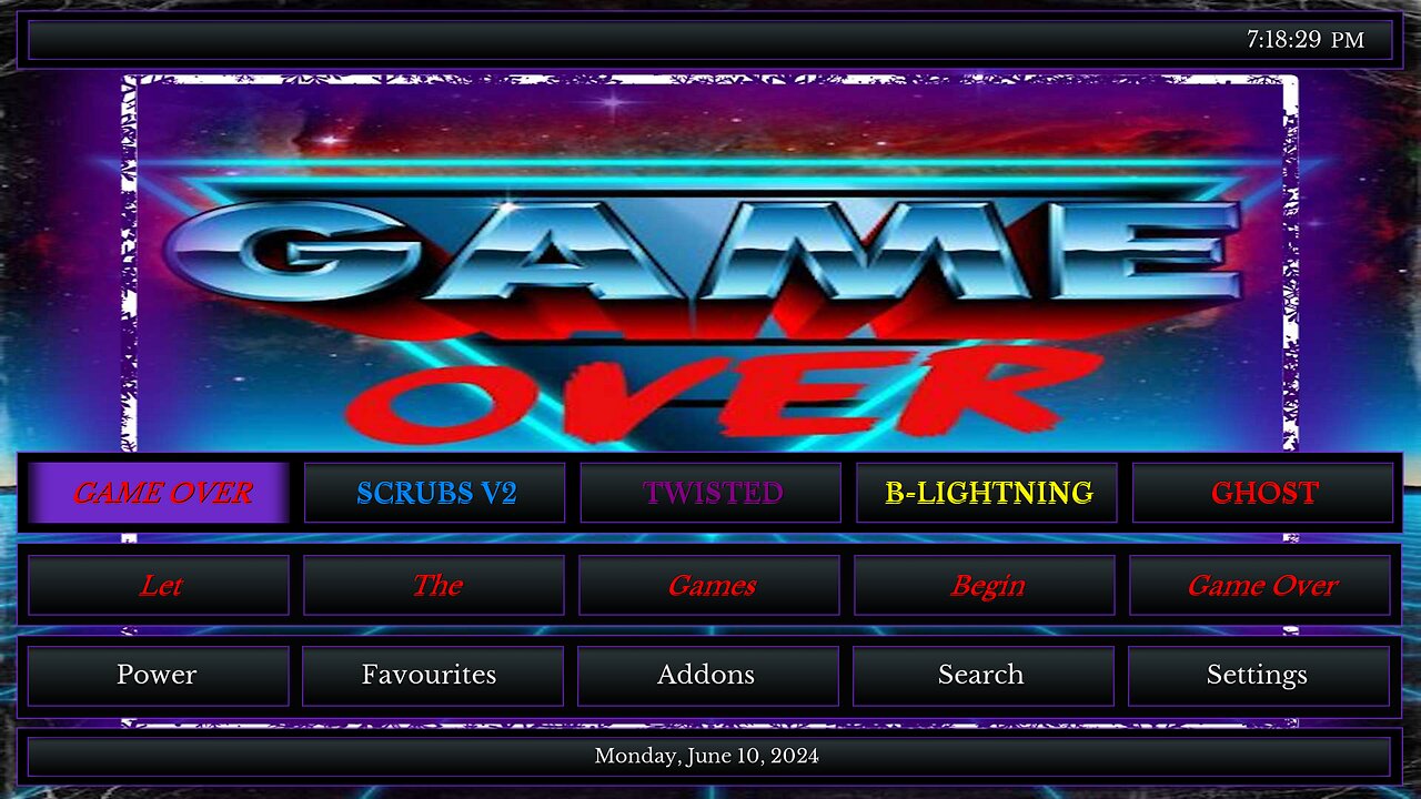 Game Over Brand New Kodi Build - Set. It. Off. 666