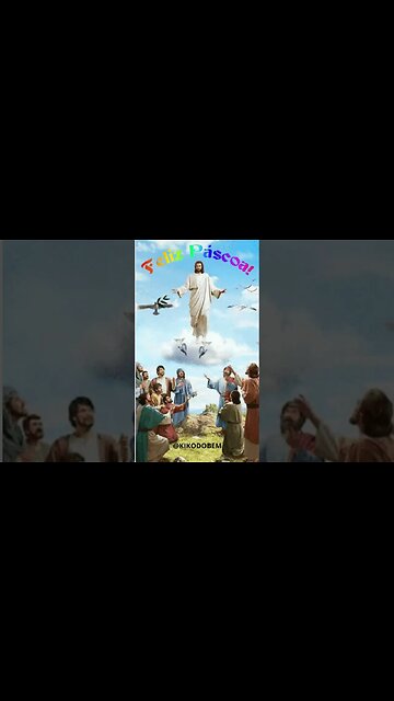 FELIZ PÁSCOA nunca esqueçamos que JESUS CRISTO deu a vida por nós
