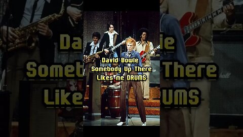 David Bowie Somebody Up There Likes me Drums