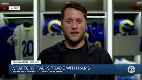 Matthew Stafford talks trade with Rams