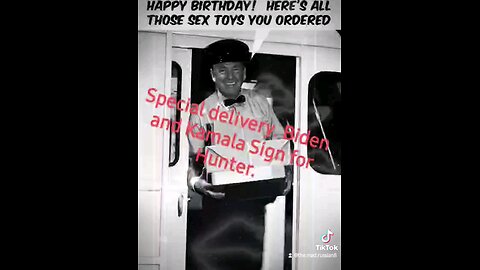 Special delivery for democrats, big box of dicks.