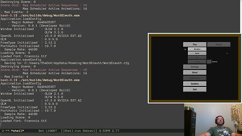 No Game Engine Game Dev: Word Sleuth 066A: Scene transition animations