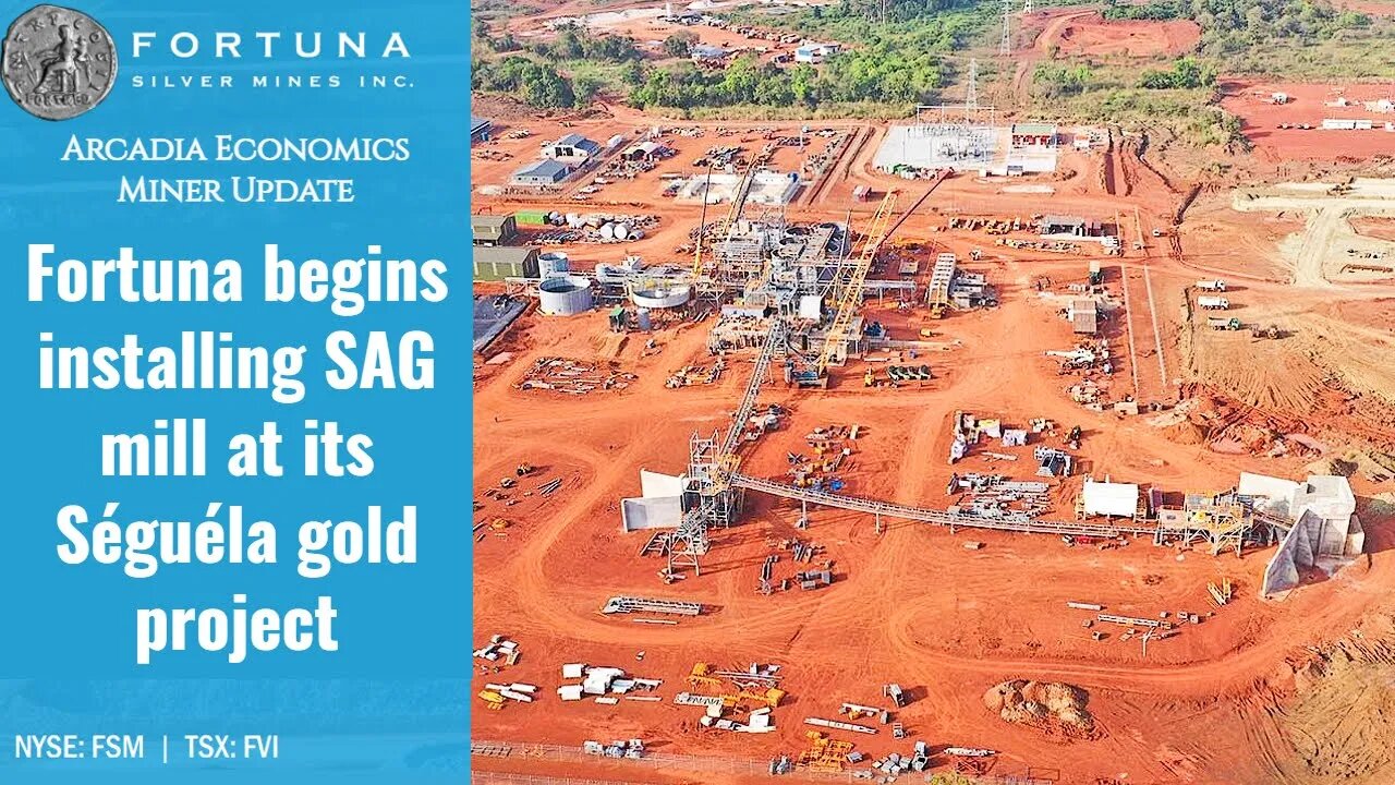 Fortuna begins installing SAG mill at its Séguéla gold project