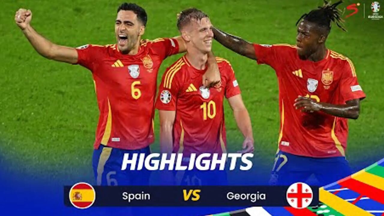 Euro 2024 Highlights: Spain vs Georgia
