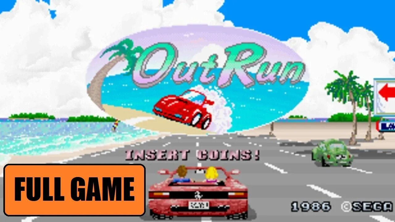 OutRun [Full Game | No Commentary] PC