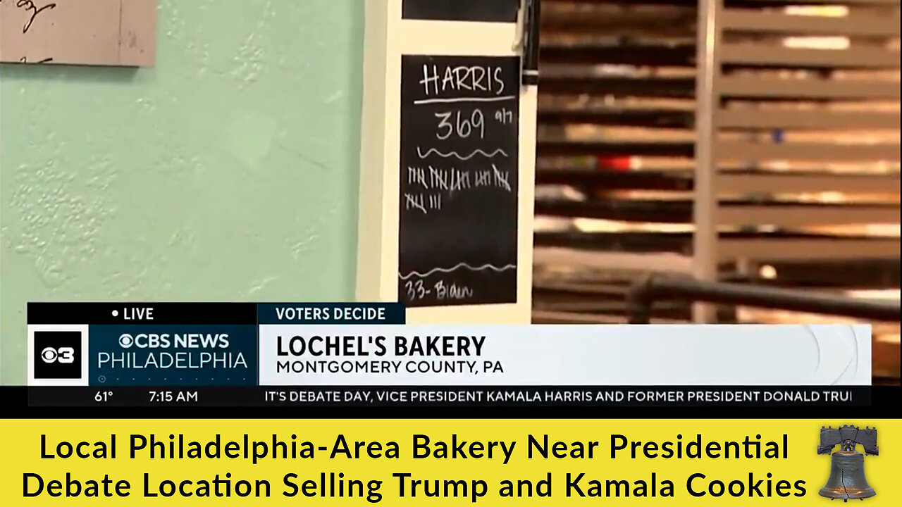 Local Philadelphia-Area Bakery Near Presidential Debate Location Selling Trump and Kamala Cookies