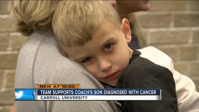 Athletes rally around Carroll track coach after son's cancer diagnosis