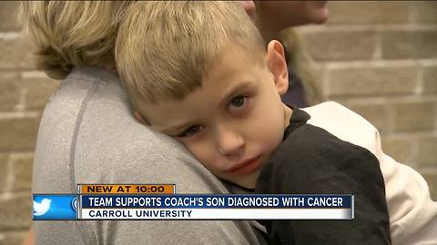Athletes rally around Carroll track coach after son's cancer diagnosis