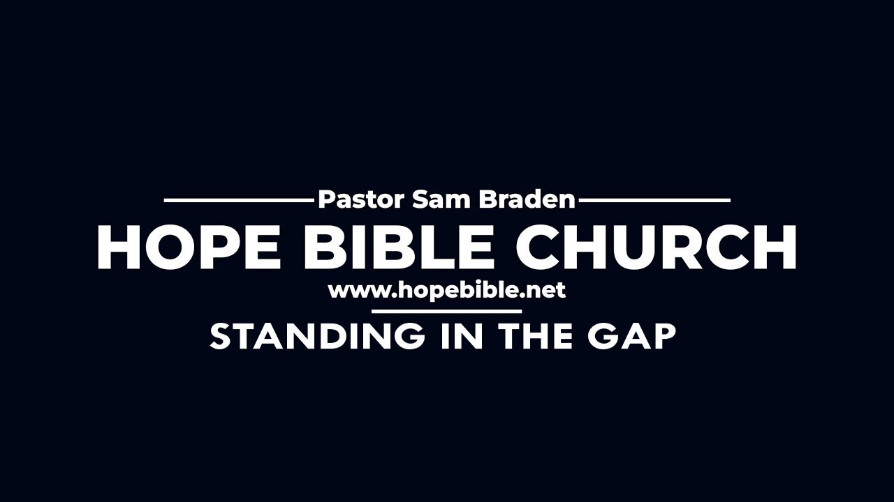 Standing in the Gap || Paul's Letter to Philemon