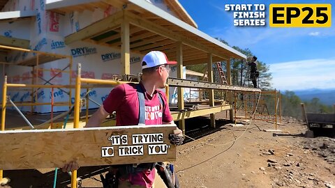 Installing Doors and Finished Facia | Building A Mountain Cabin EP25
