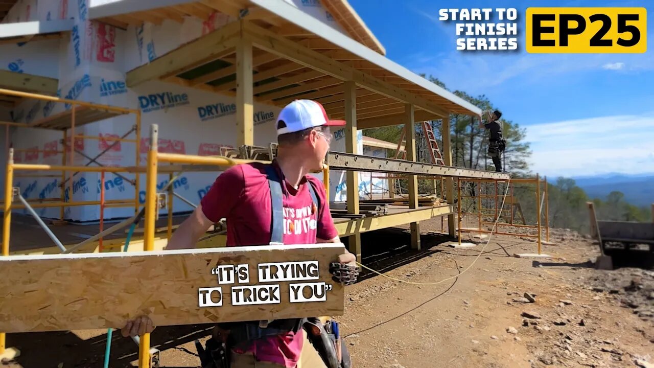 Installing Doors and Finished Facia | Building A Mountain Cabin EP25