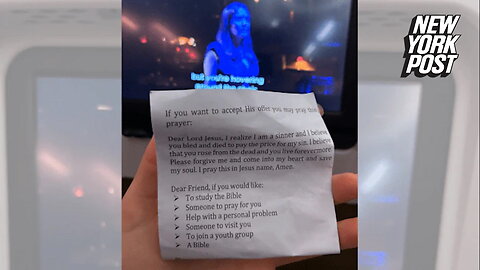 I watched Magic Mike on a plane, then the lady next to me handed me a note