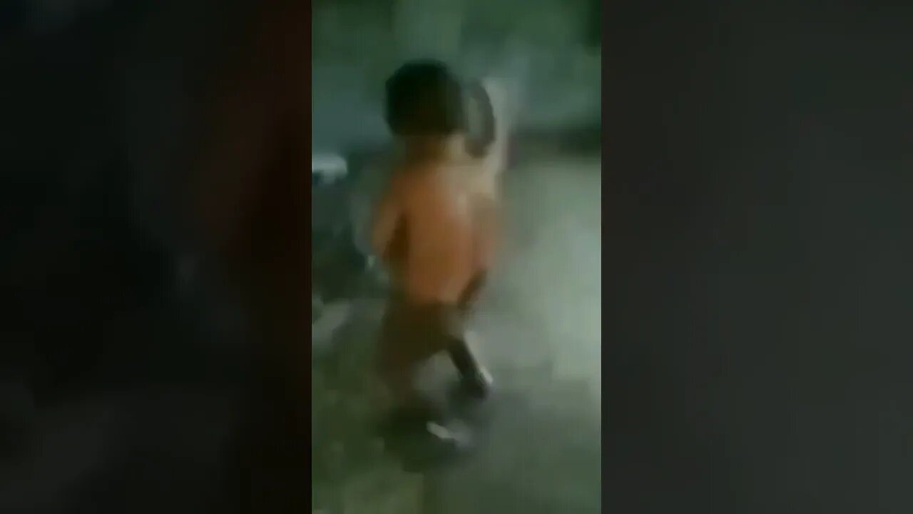 Milk vs beer bottle. Hilarious reaction from toddler.