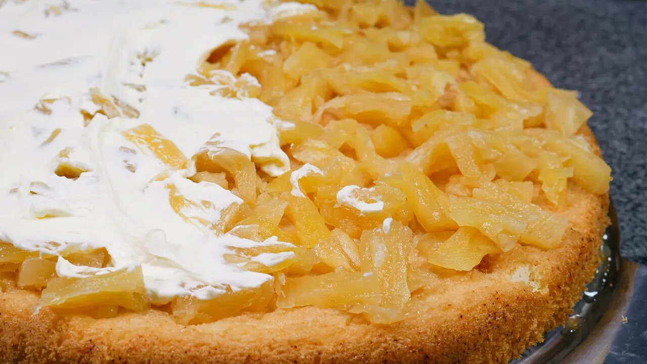 EASY PINEAPPLE PIE WHAT WILL SURPRISE YOU!! You won't believe how easy and delicious it is