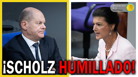 ¡SCHOLZ HUMILLADO! Sahra Wagenknecht desenmascara al canciller alemán en el Bundestag - DMP VIVO 186