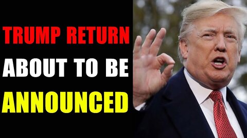𝐓𝐇𝐄 𝐆𝐑𝐄𝐀𝐓 𝐀𝐖𝐀𝐊𝐄𝐍𝐈𝐍𝐆 ! 𝐓𝐑𝐔𝐌𝐏 𝐑𝐄𝐓𝐔𝐑𝐍 𝐀𝐁𝐎𝐔𝐓 𝐓𝐎 𝐁𝐄 𝐀𝐍𝐍𝐎𝐔𝐍𝐂𝐄!