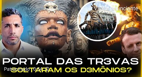 França abre o "PORTAL DAS TREVAS". DESFILE DE DEMÔNIOS em Toulouse.