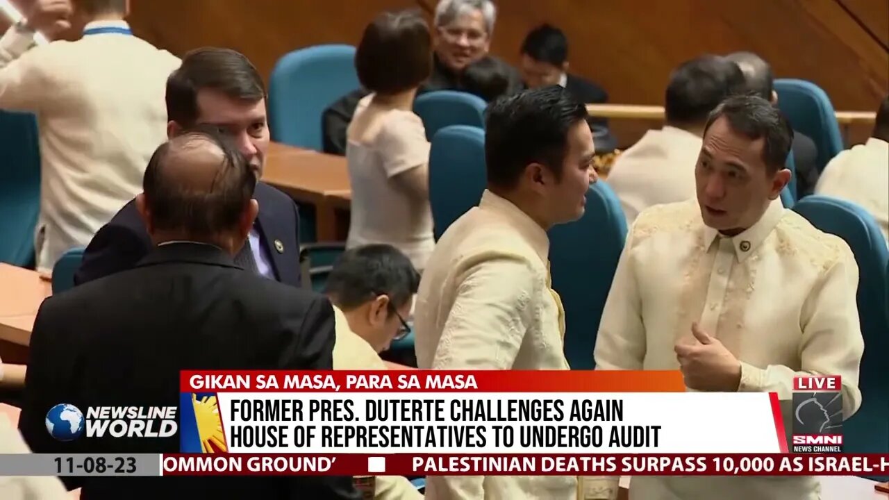 Former Pres. Duterte challenges again House of Representatives to undergo audit