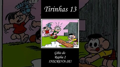 Tirinhas da Turma da Mônica nº 13 | Gibis do Rapha 2 #shorts