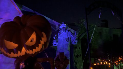 Halloween set up