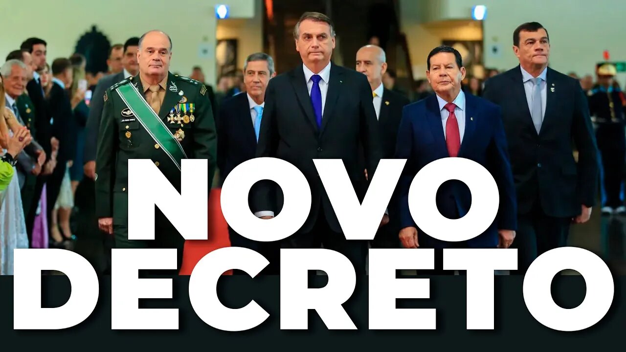 NOVO DECRETO DE BOLSONARO - TODAS AS POLICIAS SERÃO COMANDADAS PELAS FORÇAS ARMADAS