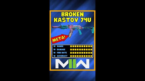 BEST Kastov-74u Loadout in Modern Warfare 2 😲 #shorts