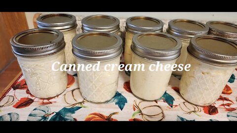 Canning cream cheese #rebelcanners #preservingfood @Fyreflye's Follies Not USDA approved