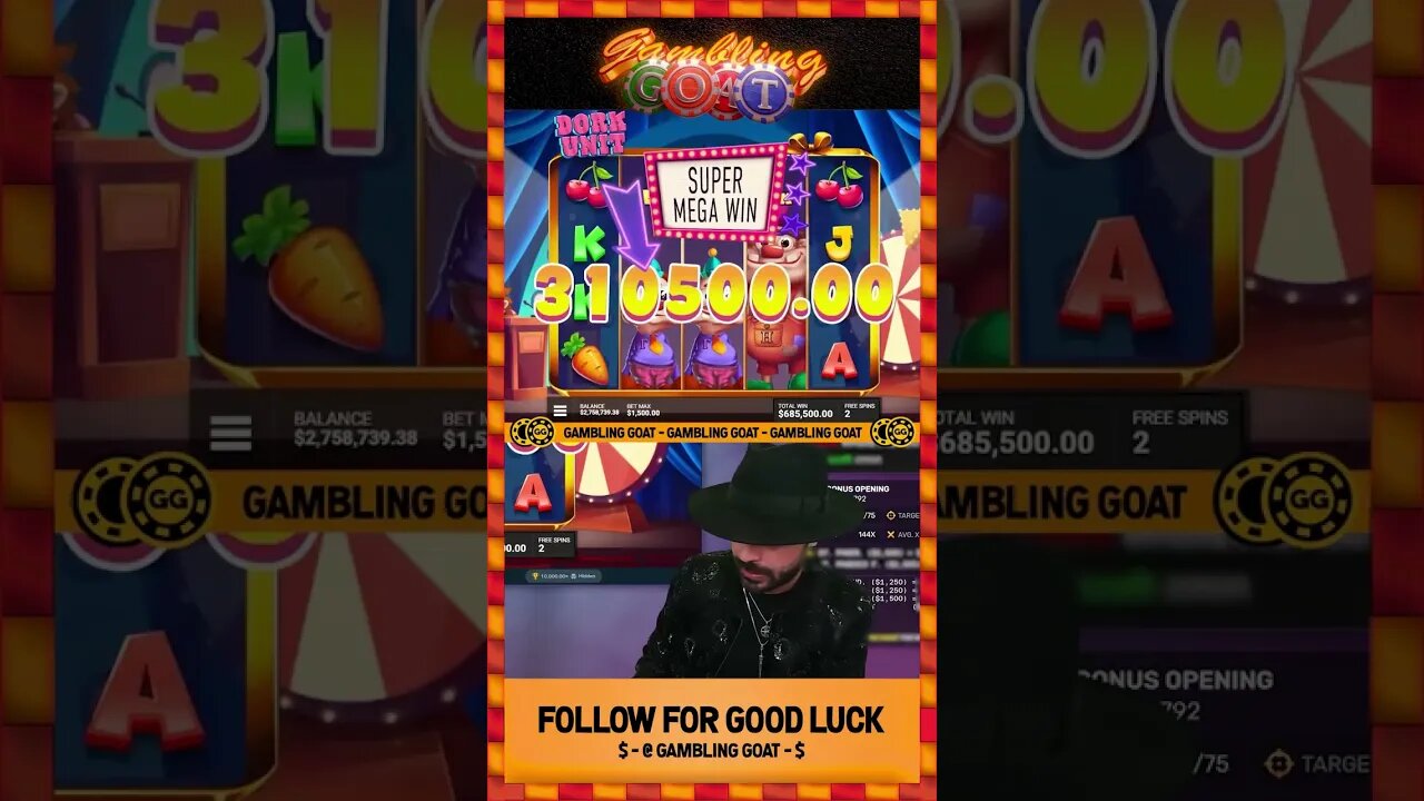 Roshtein "This Could Be Millions" | Dork Unit Big Win #shorts