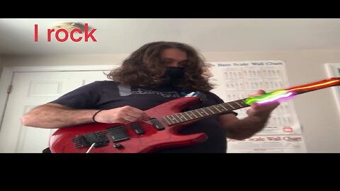 Guitar wizard at play