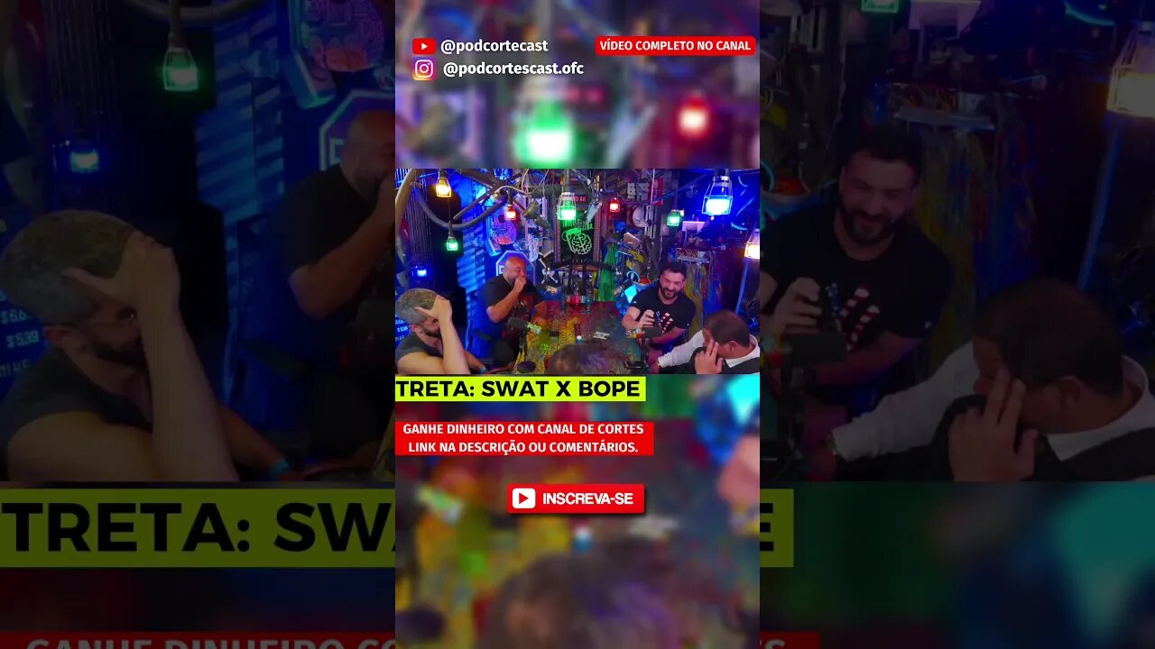 TRETA SWAT X BOPE #shorts #pagodedaofensa #mikebaguncinha #bope #swat #favela