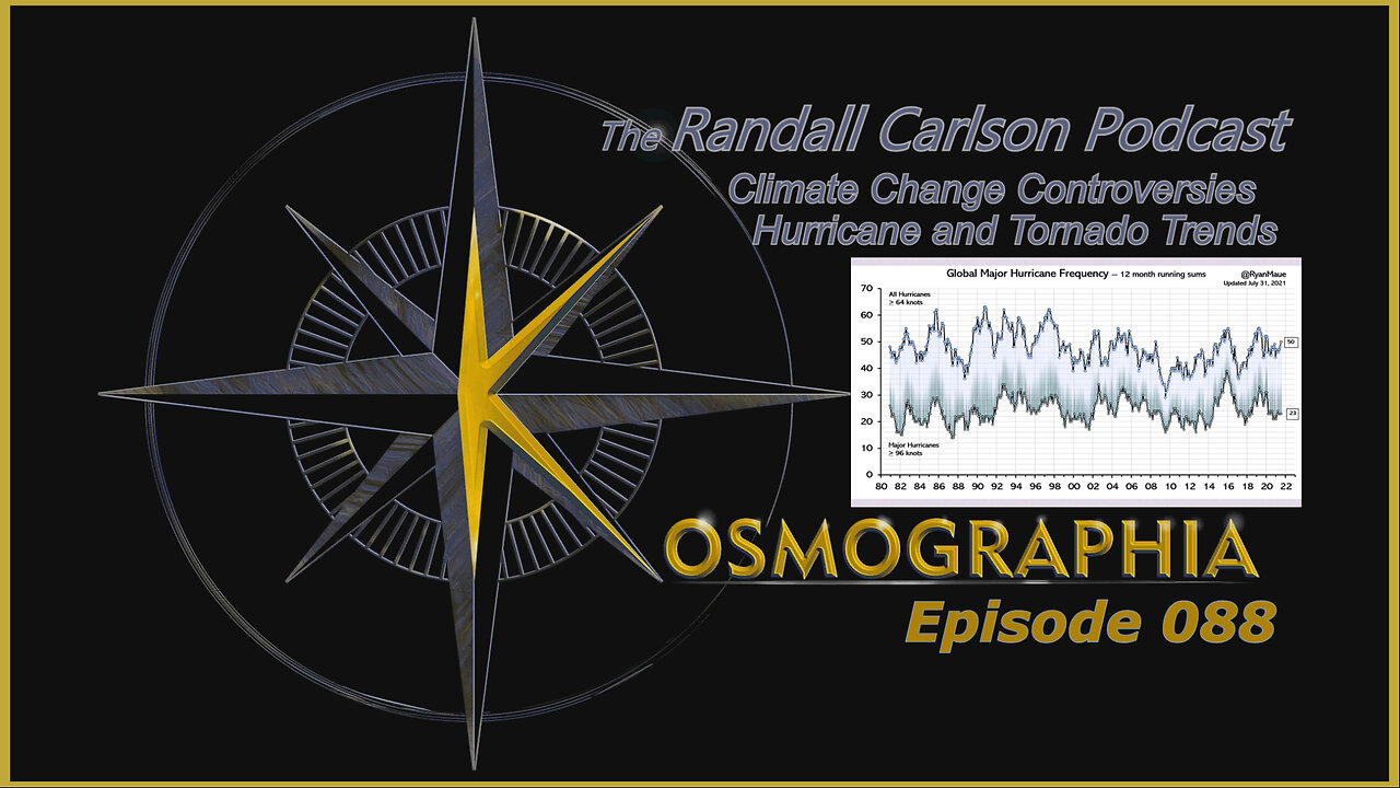 Episode#088 Climate Misconceptions - Hurricane & Tornado Trends | Kosmographia - The Randall Carlson Podcast