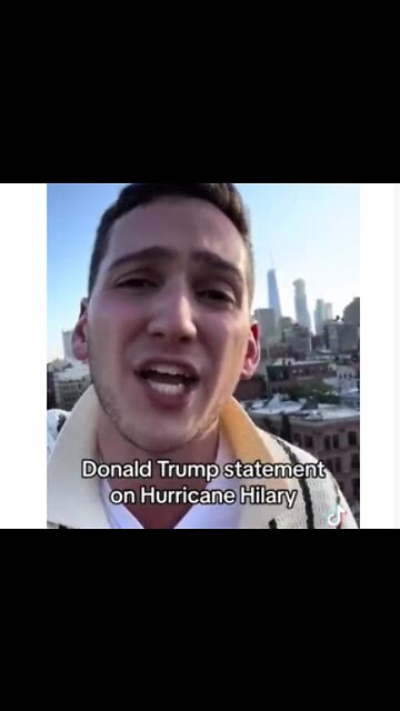 TRUMP IMPERSONATOR DROPS HILARIOUS NEW CLIP ABOUT TROPICAL STORM HILARY