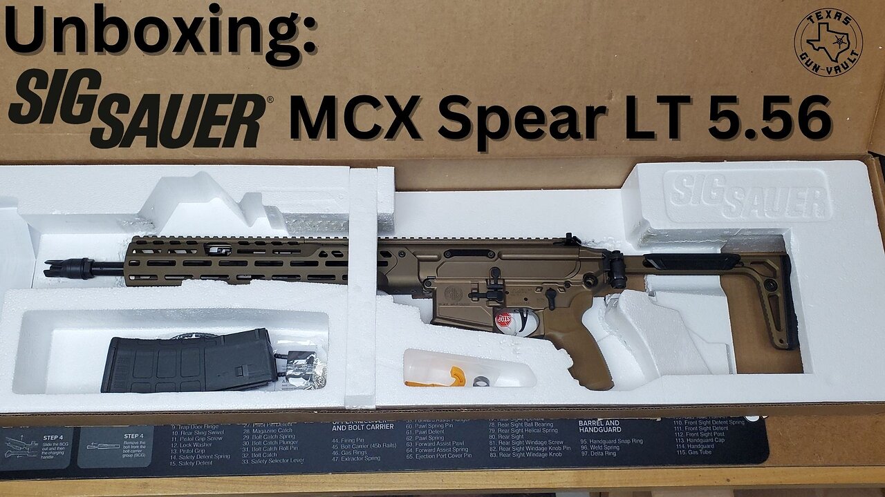 Unboxing: Sig Sauer MCX Spear LT Rifle (5.56)