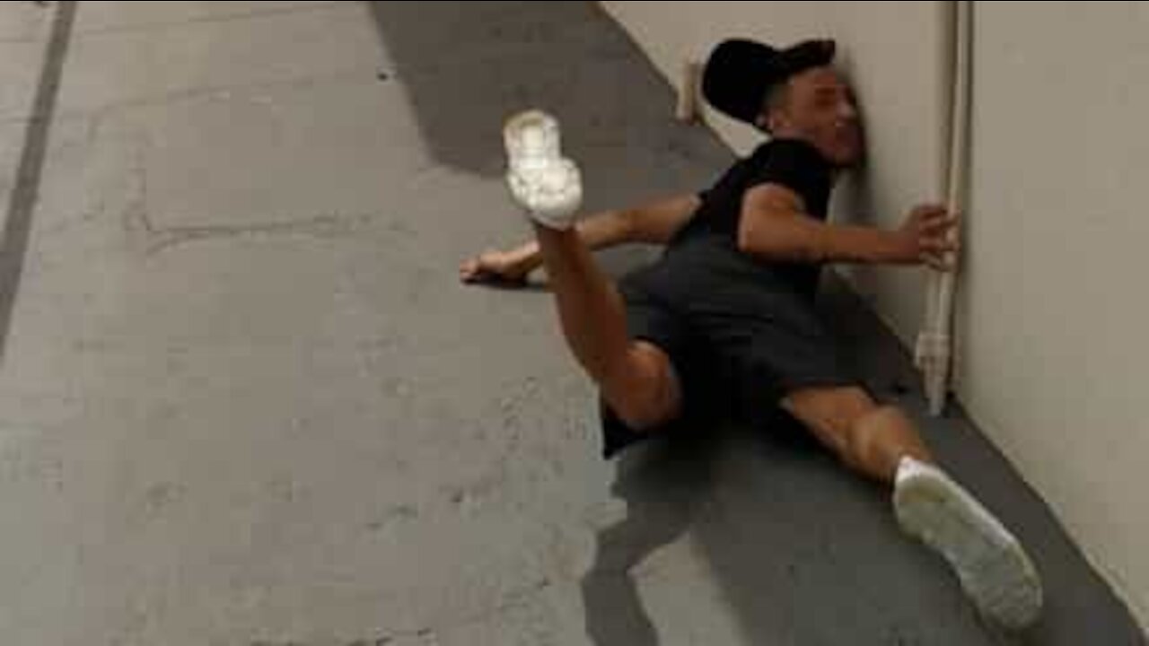 What happens when you kick an imaginary soccer ball